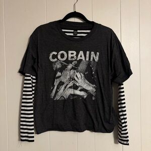 Kurt Cobain Cropped Tee